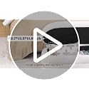 49-Inch Upholstered Oval Storage Ottoman Bench - Ivory Fabric