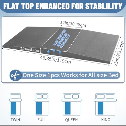High-Density Foam Mattress Sagging Corrector Pad, 47x25 Inch Bed Support