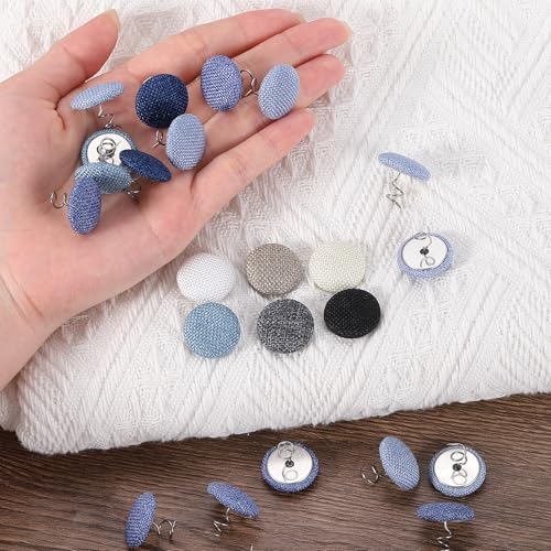 24Pcs Upholstery Tacks Twist Pins - 20mm Fabric Bed Skirt Pins