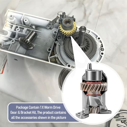 Worm Drive Gear and Bracket Kit for Stand Mixer Replacement
