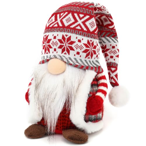OIMIMY 16.5-Inch Swedish Tomte Gnome Plush Christmas Decor