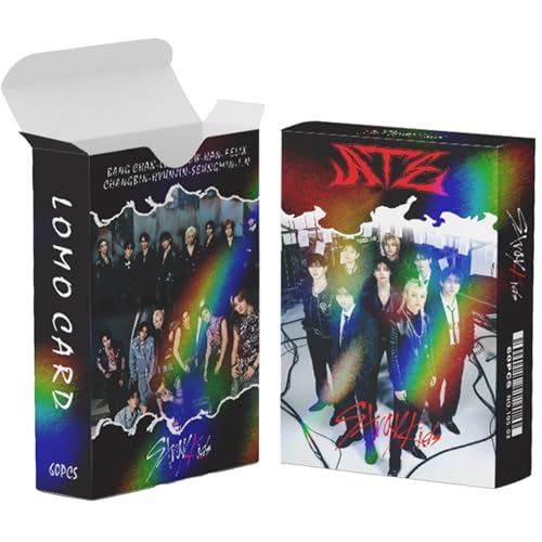 60 PCS Laser Photo Card Set - Album Collectible Lomo Cards for Fans