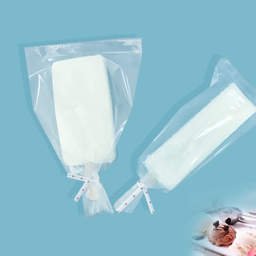 Ice Popsicles Bags Thick Frozen Pops Ice Cream Bags Wrappers 8.6x4.3inch Plastic 200pieces