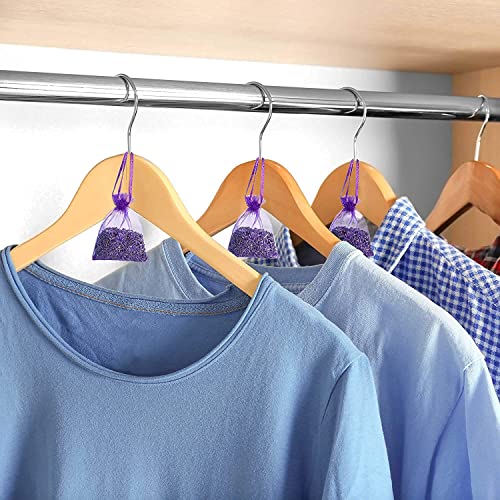 Dried French Lavender Sachets for Drawers and Closets - 24 Pack