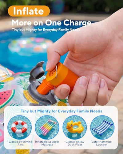 Portable Mini Air Pump for Pool Floats & Air Mattresses