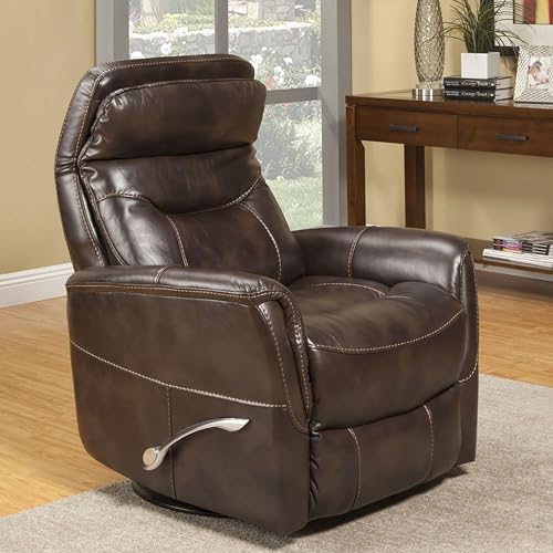 Swivel Glider Recliner Chair for Nursery and Living Room, Truffle