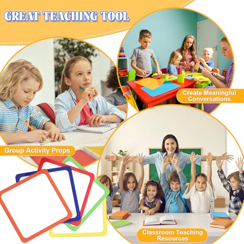 10 Pcs Shatterproof Acrylic Craft Mirrors 6x6 Inch for Kids and DIY Projects