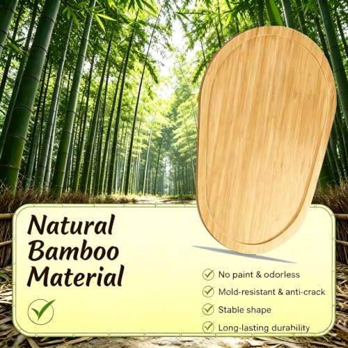 Bamboo Sliding Tray for 5-8 Quart Stand Mixers, Non-Slip Countertop Slider