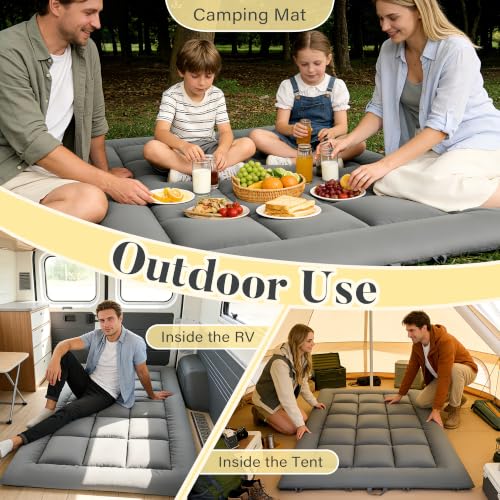 Foldable Japanese Floor Mattress - Twin Size Memory Foam Futon for Guests