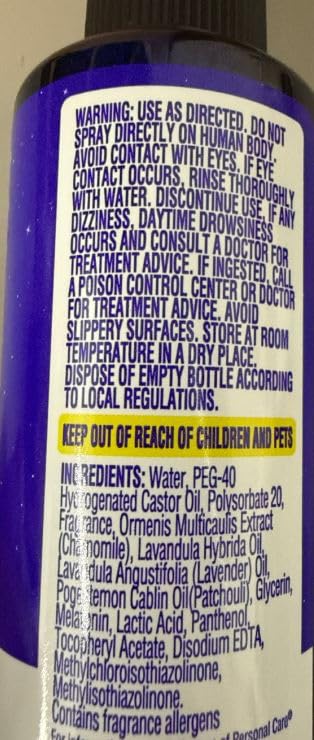 Lavender Pillow Spray with Melatonin & Essential Oils - 2 Pack (5 oz Each)