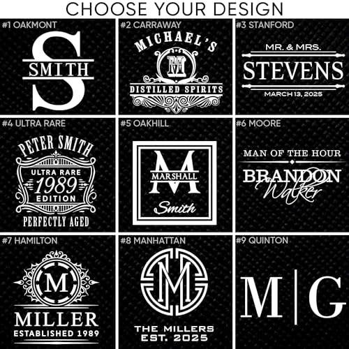 Personalized Brandy Glass Set of 1 - Signature Designs Custom Cognac Snifter