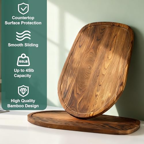 Pine Wood Sliding Tray for 4.5-5 Quart Tilt-Head Stand Mixers