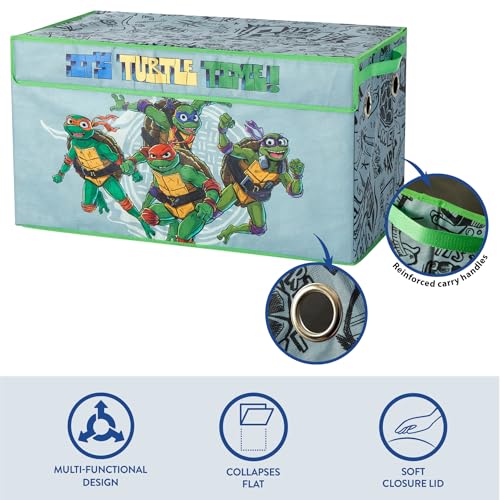 Collapsible Toy Storage Trunk with Soft Lid - 28.5 x 14.5 x 16 Inch