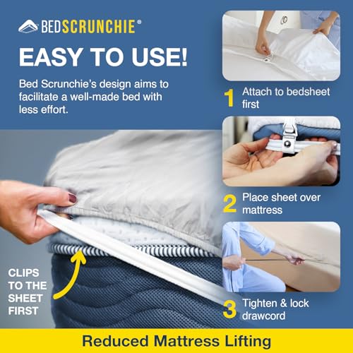 Bed Sheet Holder Straps - Heavy Duty Sheet Tightener Clips for All Beds