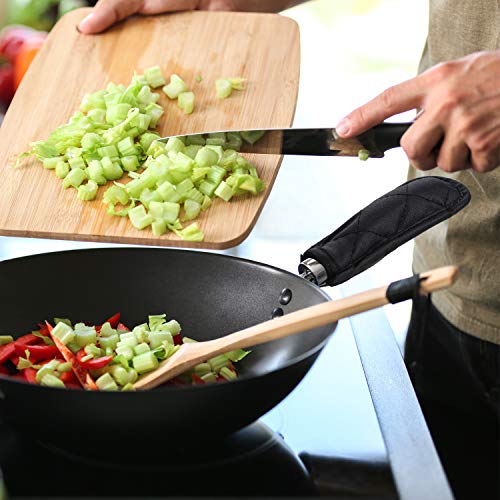 4-Pack Heat Resistant Hot Pan Handle Covers for Cast Iron Skillets