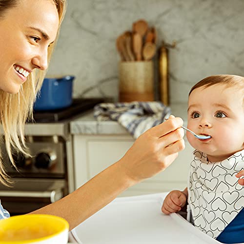 Heat Sensing Baby Feeding Spoons with Soft Tips, 4 Pack