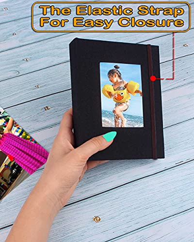 5x7 Photo Album - 2 Pack Linen Cover Small Brag Book for 52 Photos