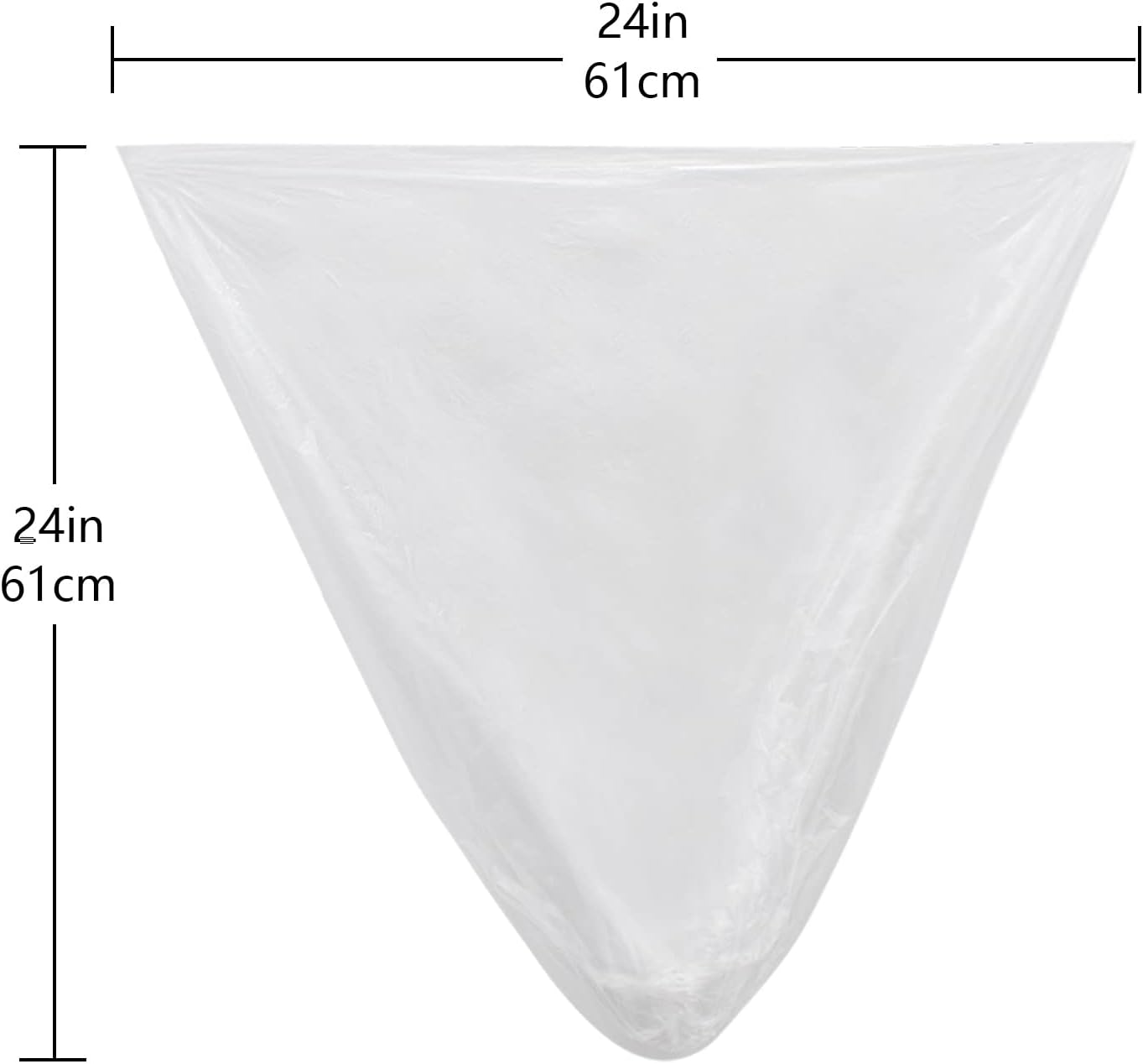 TYPLASTICS Trash Can Liner - 1000 Count Perforated Garbage Bags for 7-10 Gallon Bins | Ideal for Home & Office
