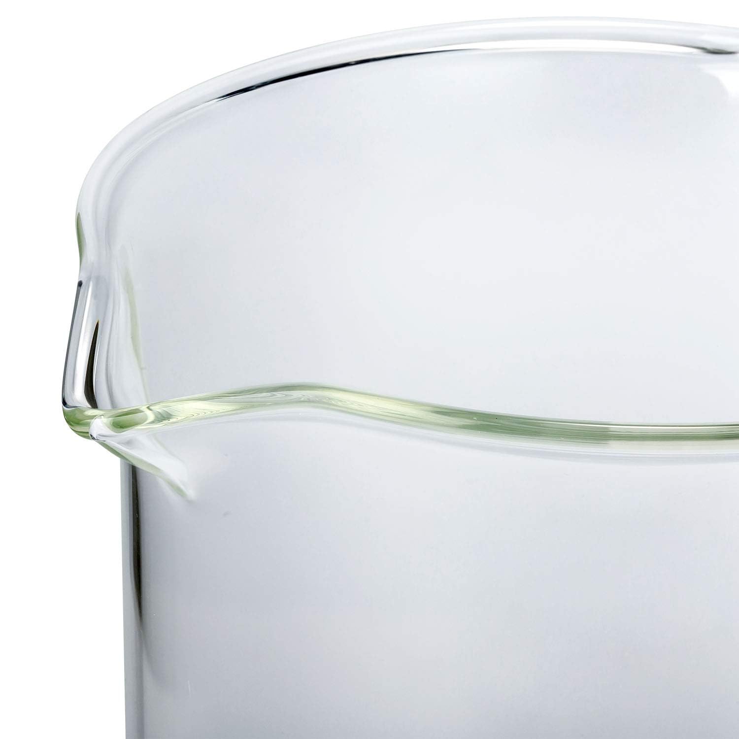 High Borosilicate Glass Measuring Cup-V-Shaped Spout，Glass Measuring Beaker for Kitchen or Restaurant, Easy to Read, 2000 ML (64 Oz, 8Cup)