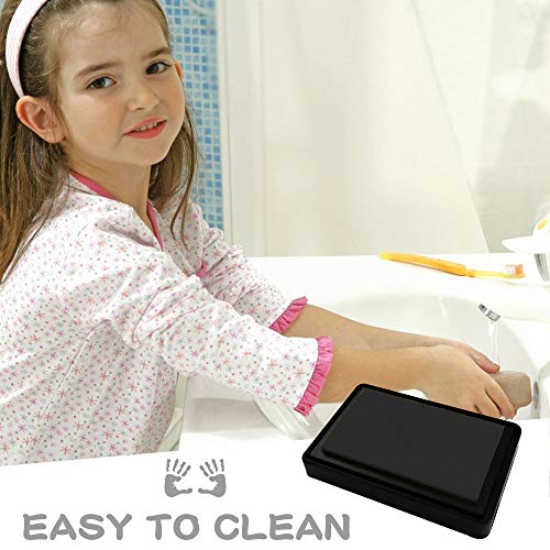 Non-Toxic Baby Footprint Ink Pad, Handprint & Paw Print Stamp Pad