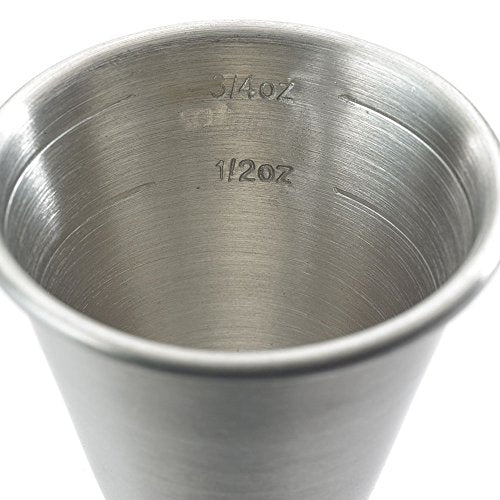 Barfly Japanese Style Jigger 1 oz x 2 oz Stainless Steel Bar Tool