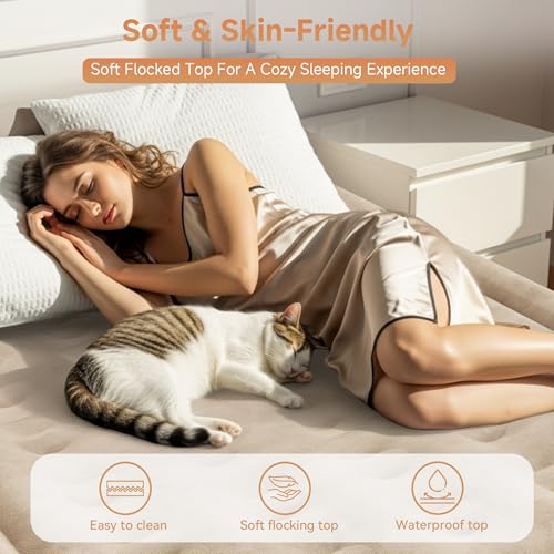Twin XL Air Mattress with Built-In Electric Pump - 18" Blow Up Bed