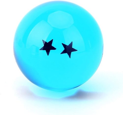 Boxtree Children's Toy Gift Set - 7-Piece Blue Crystal Star Balls (43mm/1.7")