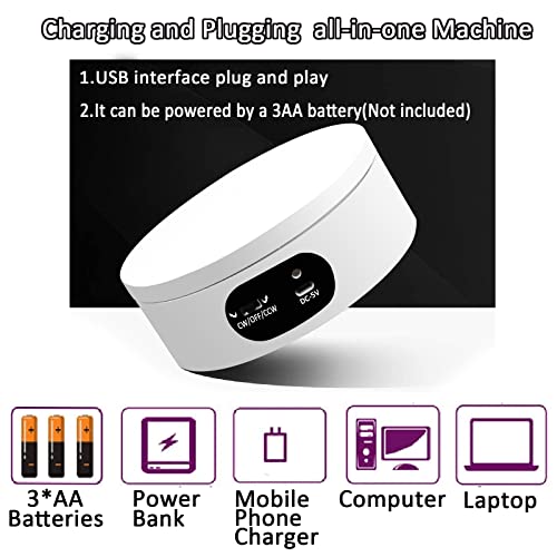 Electric Rotating Display Stand for Tumblers, 360 Degree Motorized Turntable