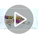12 Bundles Artificial Outdoor Flowers - UV Resistant, Vibrant Colors
