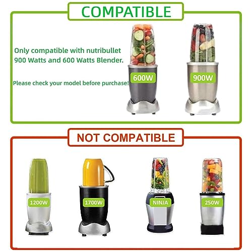 32 oz Blender Cups - 2 Pack Replacement Set for 600W and 900W Blenders