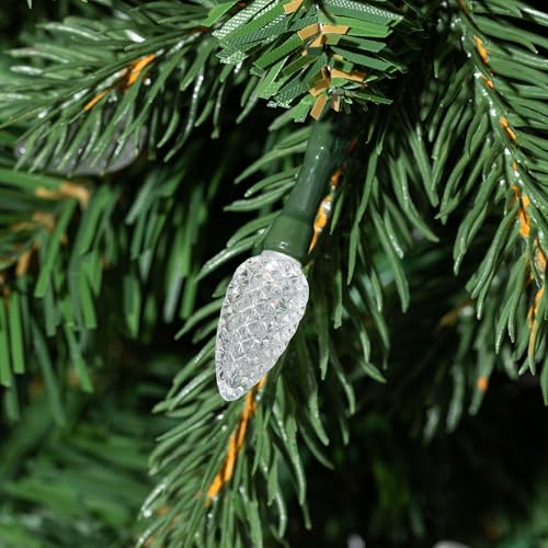 3ft Pre-Lit Artificial Christmas Teardrop Swag with LED Lights and Timer