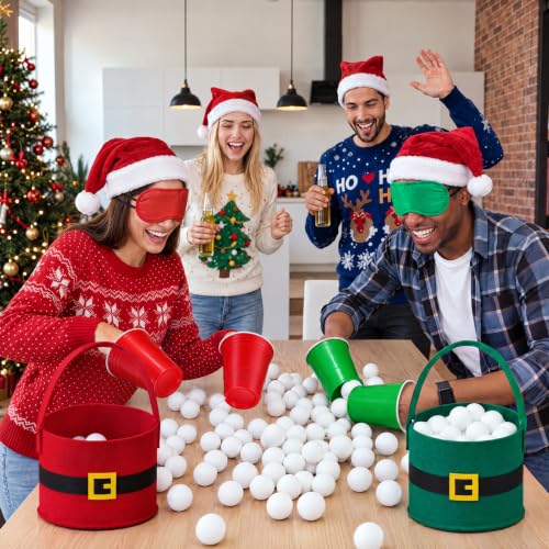 FoldTier Christmas Snowball Blind Challenge Game Set – 108 Pcs