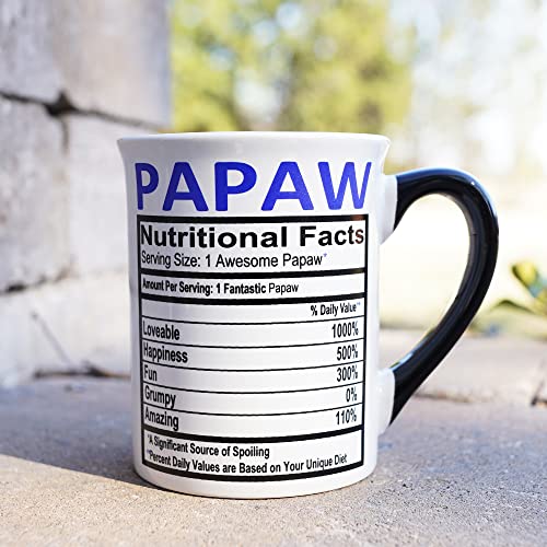 Cottage Creek Papaw 16oz Ceramic Coffee Mug – Double-Sided Gift Boxed Cup