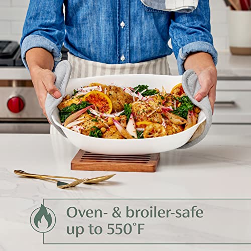 Glass Bakeware Set with Lids and Ramekins 8-Piece Oven Safe