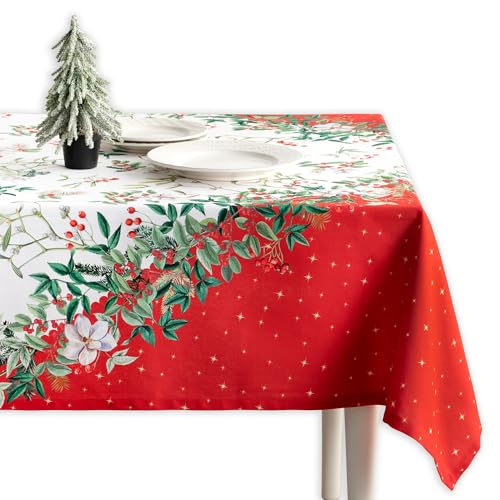Maison d'Hermine Holiday Noel Rectangular 70x120 Inch Cotton Tablecloth