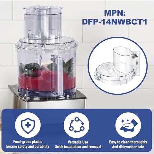 4-Tab Food Processor Work Bowl Cover for 14-Cup Models DLC-005AGTXT1