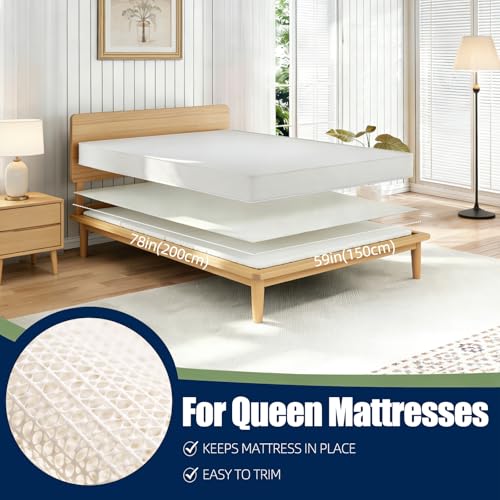 Non-Slip Mattress Gripper Pad for Queen Beds – Prevents Sliding