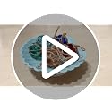 2-Inch Glass Fishing Float Ornaments, Set of 6 Nautical Beach Decor