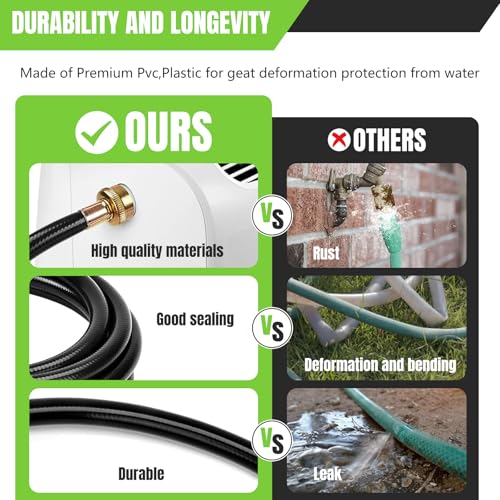 5FT Dehumidifier Drain Hose 3/4 Inch FHT with Leakproof Connector