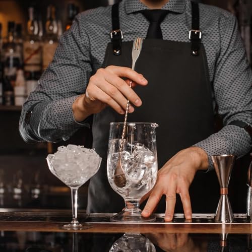 BOBOAR Cocktail Muddler with Bar Spoon - Dual-Function Bar Tool for Cocktails, Lemonade & Drinks