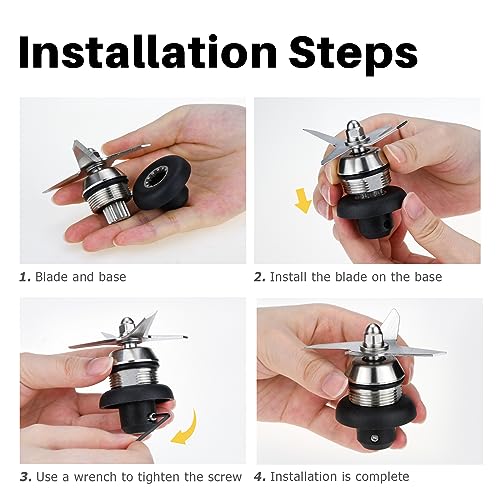Blender Drive Socket Replacement Kit - 5 Pack with Allen Wrench