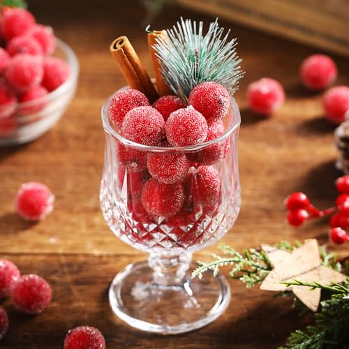 100 Pcs Christmas Artificial Frosted Cranberries Vase Fillers – Solsew