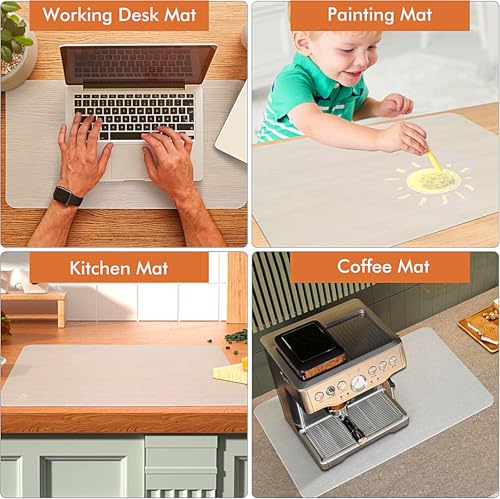 Extra Large Silicone Mat 48x24, Heat-Resistant Countertop Protector