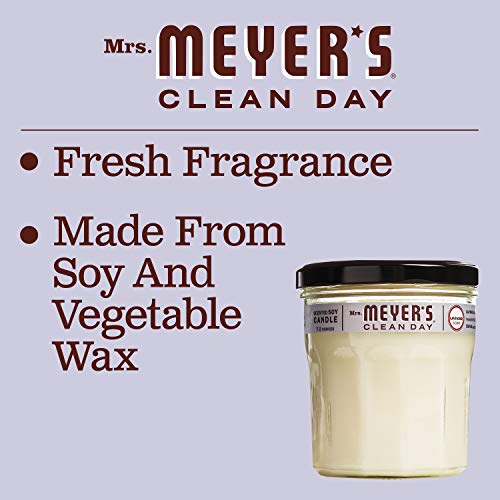 Lavender Soy Candle - Aromatherapy Glass Jar, 35 Hour Burn, Pack of 2