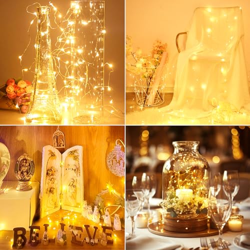 Kolpop 12 Pack Fairy Lights Battery Operated String Lights 7Ft 20 LED