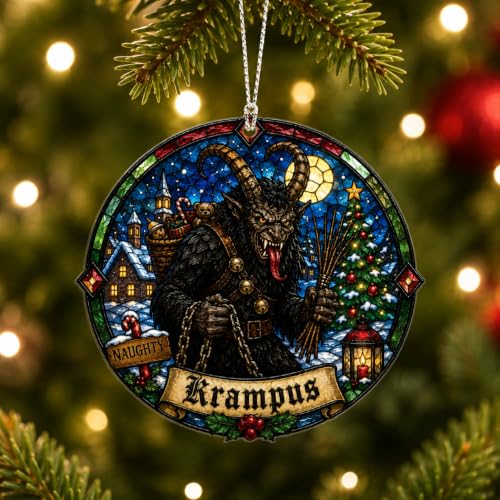 MAILAMCRAFT Krampus 02 Christmas Ornament - Horror Winter Holiday Decor
