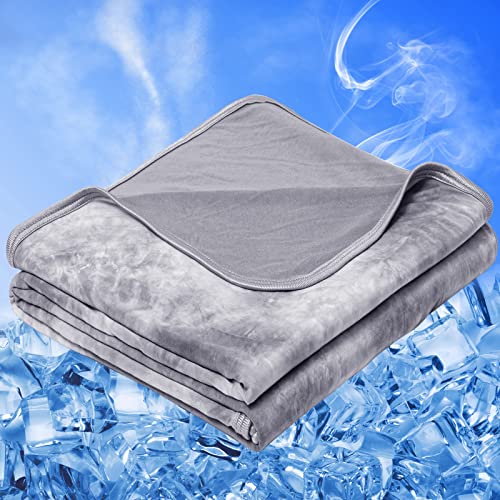 Cooling Blanket 60x80 Twin Size - Lightweight Breathable Summer Bedding
