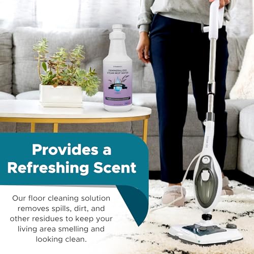 Demineralized Steam Mop Water - Lavender Scented Cleaning Solution, 32 oz