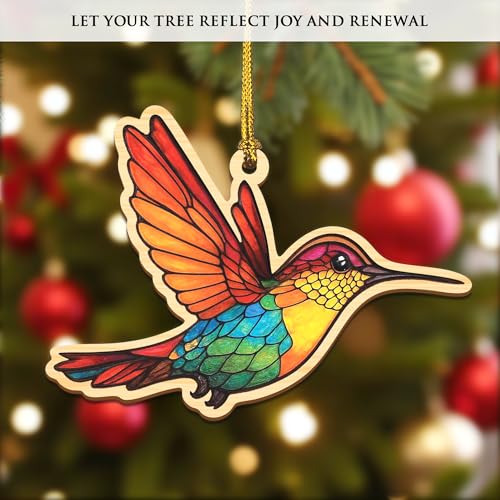 KATINAT Kat-kien-hummingbird Ornament Christmas Tree Ornament – Police Tribute Hero Holiday Décor