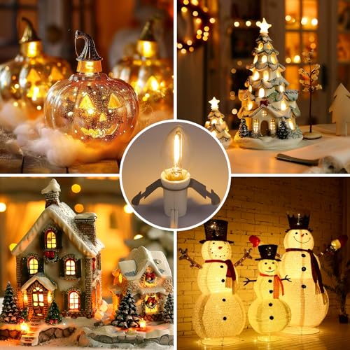 6ft LED Accessory Cord with On/Off Switch for Holiday Crafts & Decor, 2 Pack